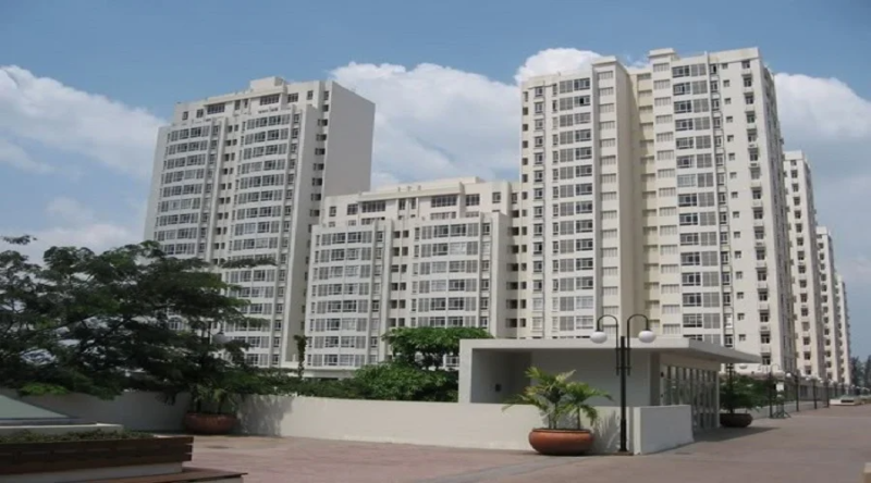 Các tòa tháp căn hộ chung cư Sky Garden Quận 7 thiết kế hiện đại vuông vức
