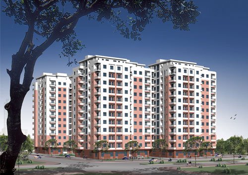 Toàn cảnh dự án nhìn từ trên cao tại review him lam nam sài gòn quận 7
