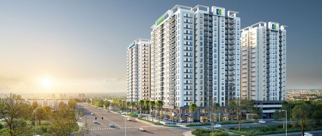 Khuôn viên xanh dạo bộ yên bình bên trong khuôn viên dự án review Lovera Vista Bình Chánh