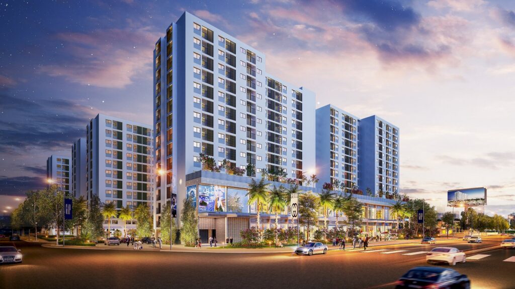 Toàn cảnh chung cư EHome S Phú Hữu tại thành phố Thủ Đức với không gian sống hiện đại.