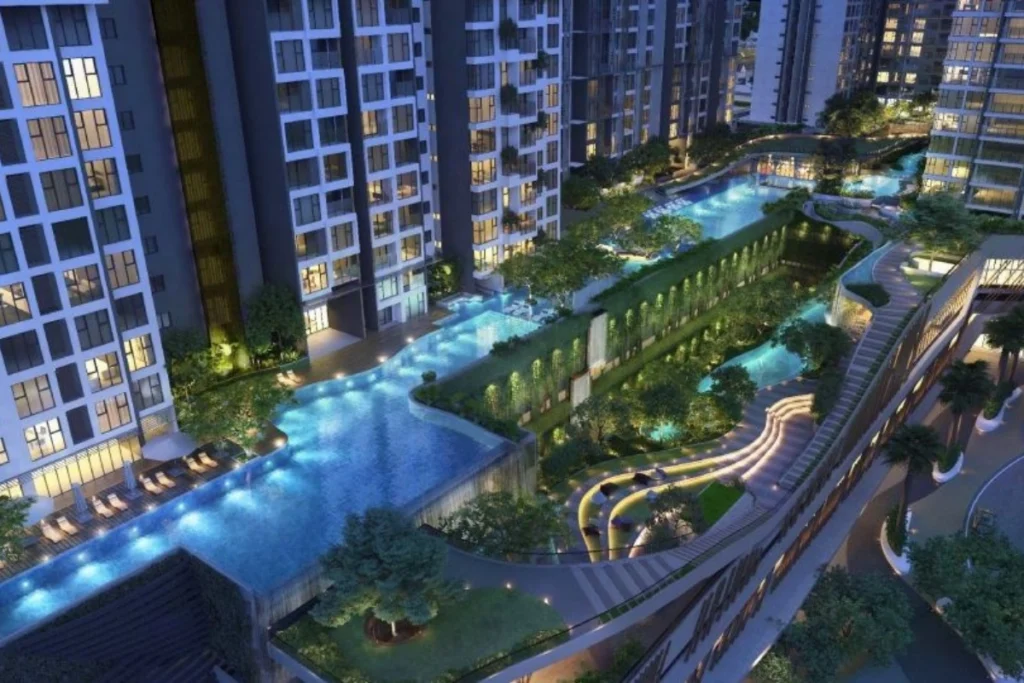 Không gian xanh lý tưởng cho các hoạt động vui chơi dạo mát của gia đình