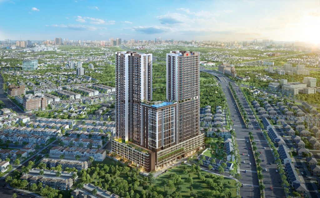 Không gian nội thất căn hộ 2 phòng ngủ Picity Sky Park Dĩ An