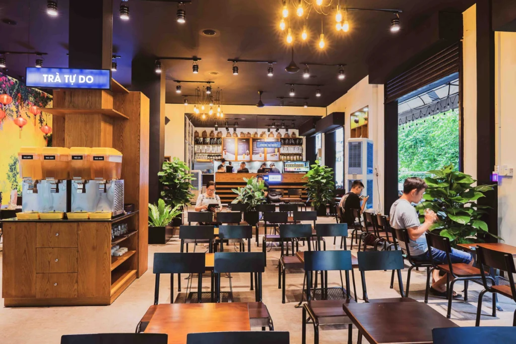 Thiết kế mộc mạc và hiện đại thu hút đông đảo giới trẻ check in mỗi ngày