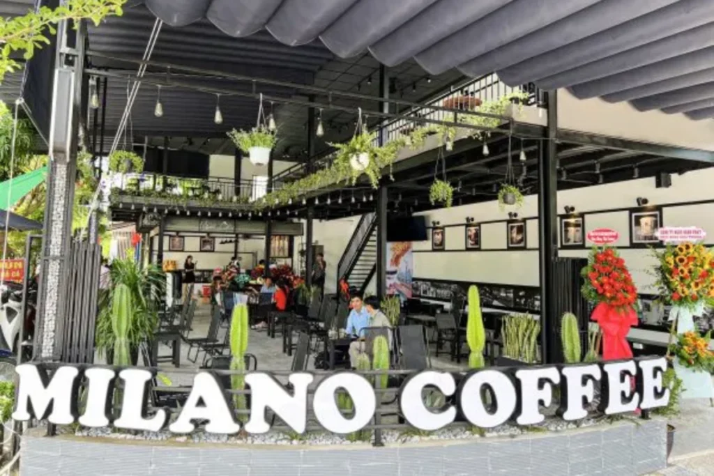 Milano Coffee QL22 với menu đa dạng