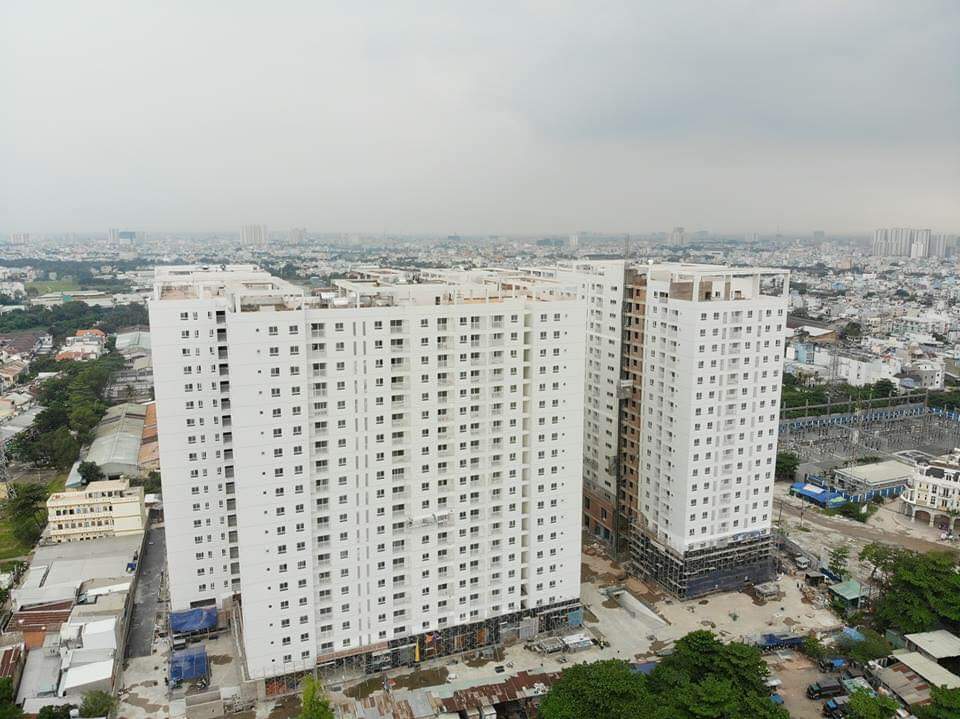 Toàn cảnh kiến trúc các tòa tháp hiện đại thuộc dự án review Tara Residences Quận 8