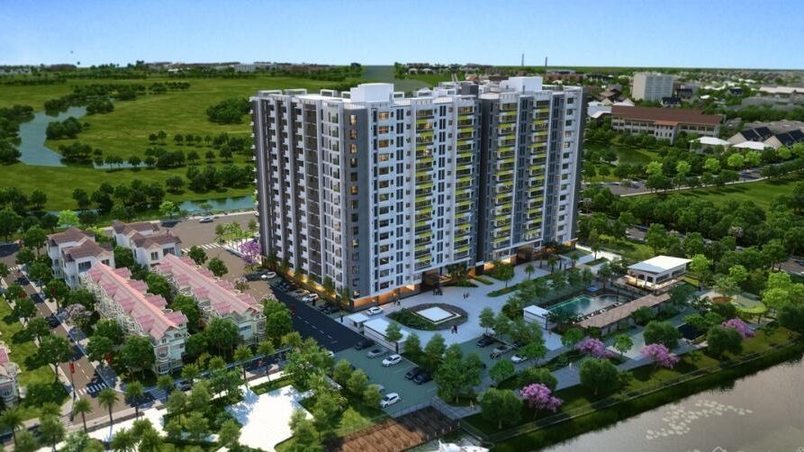 Toàn cảnh khu căn hộ Flora Anh Đào Quận 9 phường Long Trường