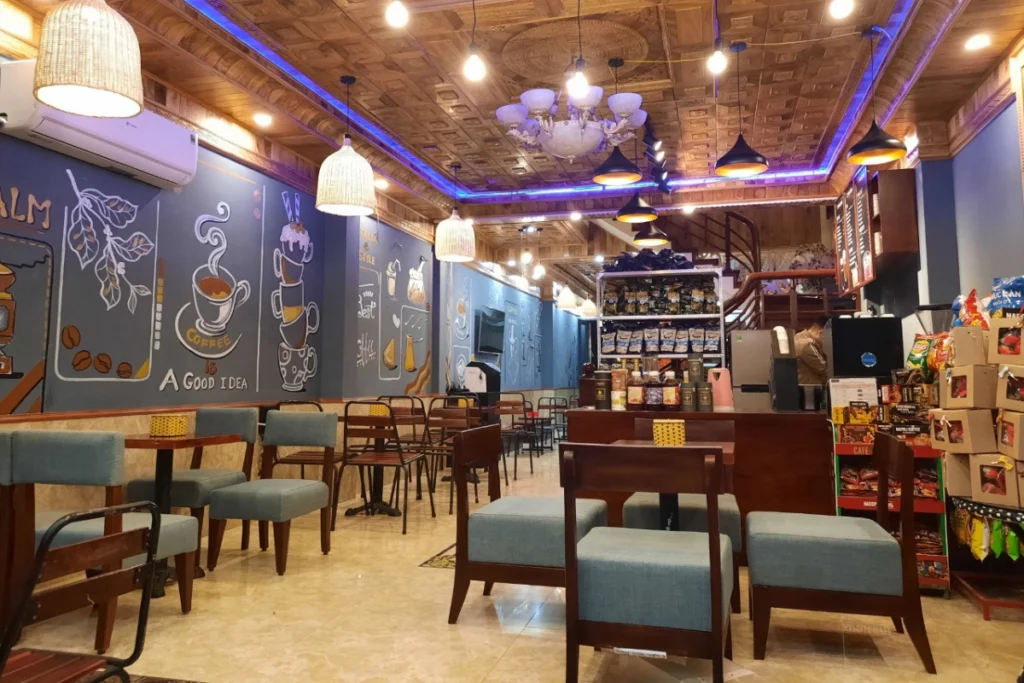 Thiết kế quầy pha chế mở giúp khách hàng trực tiếp quan sát
