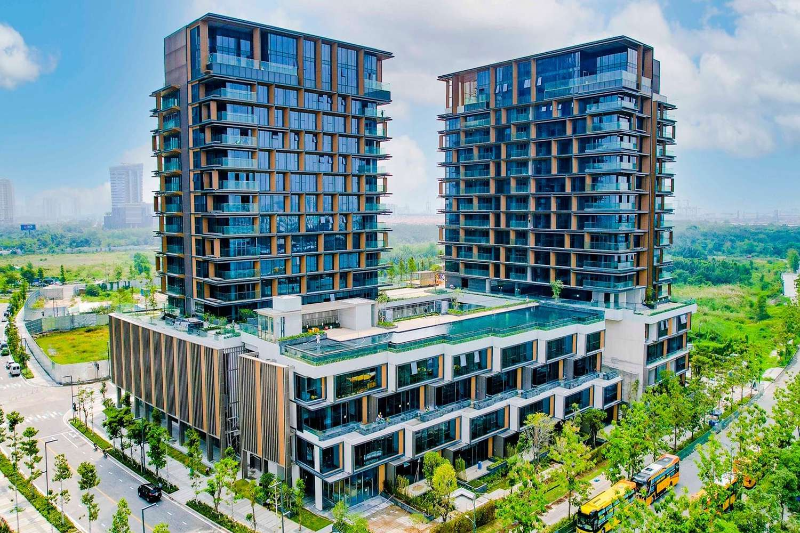 Đánh giá chi tiết các chung cư cao cấp trung tâm HCM nên mua hiện nay Cận cảnh phân khu Cove Residences tại Empire City - chung cư cao cấp trung tâm hcm nên mua