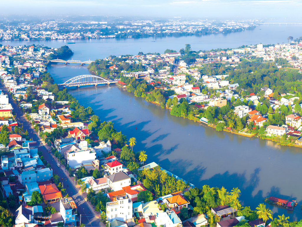 Đánh giá thực tế hệ thống tiện ích sống tại khu vực Đồng Nai gần TPHCM cho người đi làm Diện mạo đô thị sầm uất và hạ tầng giao thông khang trang tại khu vực cửa ngõ Đồng Nai