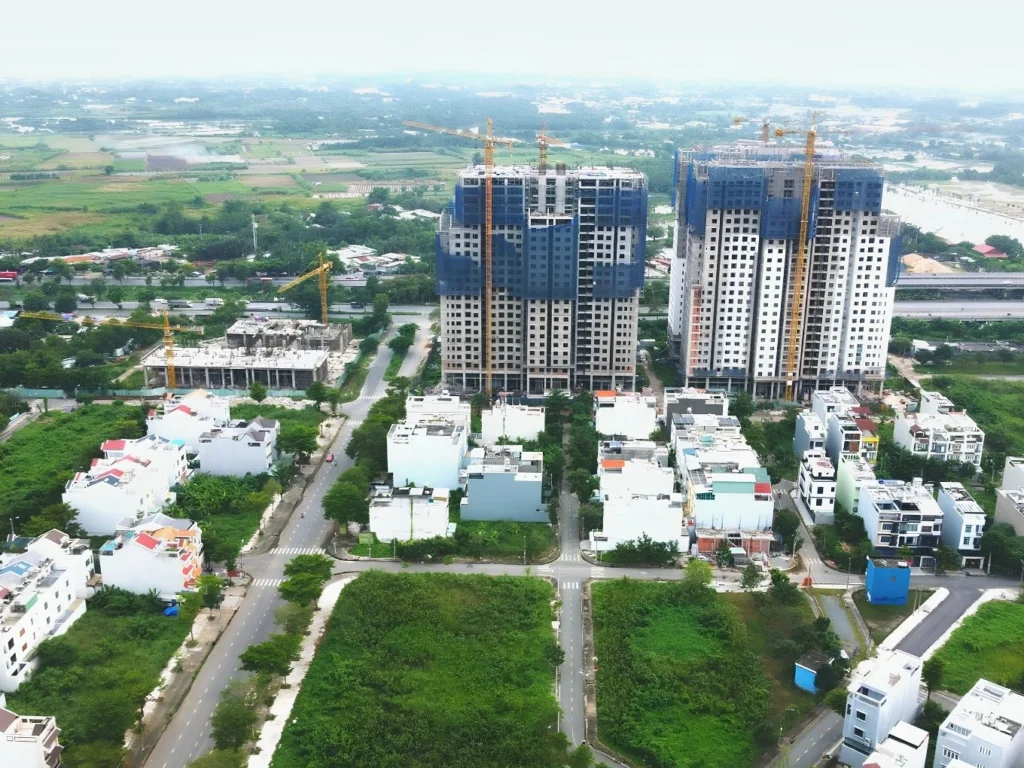 Thực tế quy hoạch hạ tầng giao thông và các quỹ đất mảng xanh bao quanh khu vực dự án