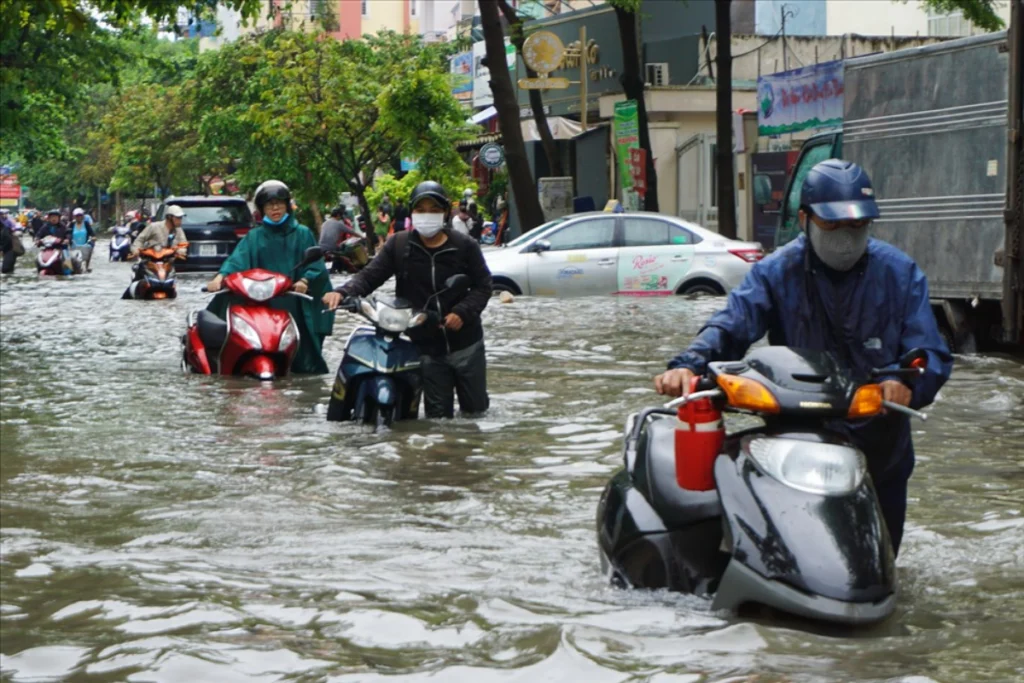 Các tuyến đường ngập nước ở TPHCM