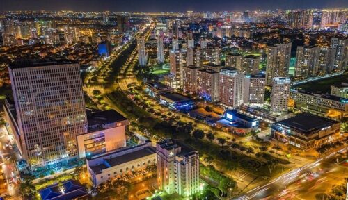 Hình ảnh tổng quan khu vực Quận 7 TPHCM