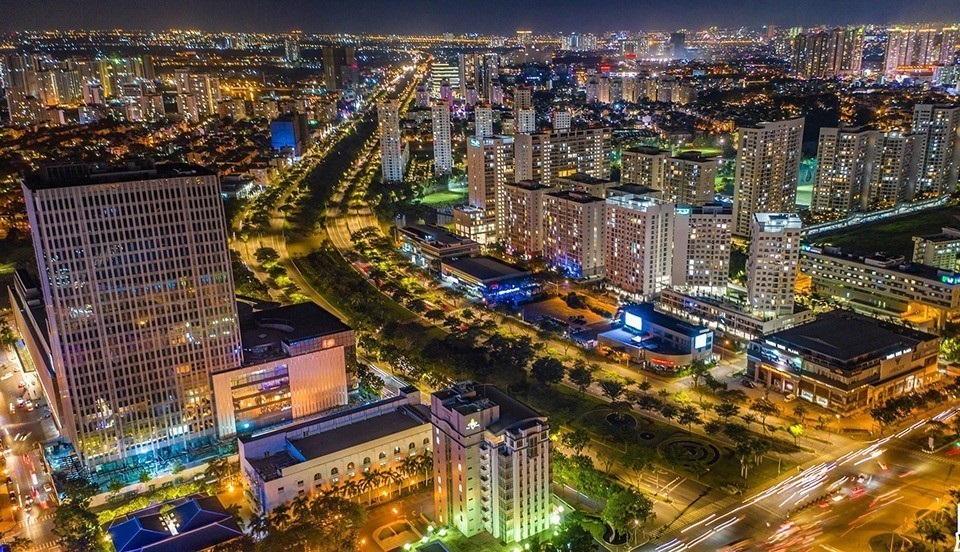 Khám phá tiện ích khu vực Quận 7 TPHCM: Những đặc điểm đáng chú ý Hình ảnh tổng quan khu vực Quận 7 TPHCM