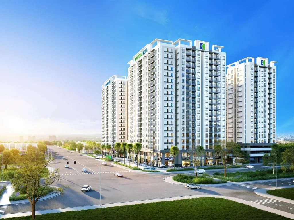 Đánh giá thực tế hệ thống tiện ích xung quanh căn hộ Lovera Vista Bình Chánh Tổng thể kiến trúc hiện đại và hạ tầng giao thông thông thoáng bao quanh dự án Lovera Vista
