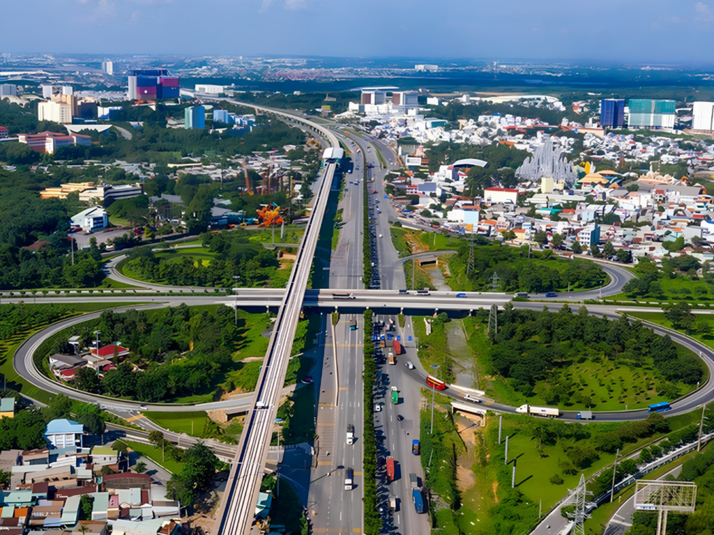 So sánh tiện ích Quận 2 và Quận 9 qua hạ tầng sống thực tế Toàn cảnh hạ tầng đô thị hiện đại và không gian ven sông Sài Gòn tại khu vực Quận 2 cũ