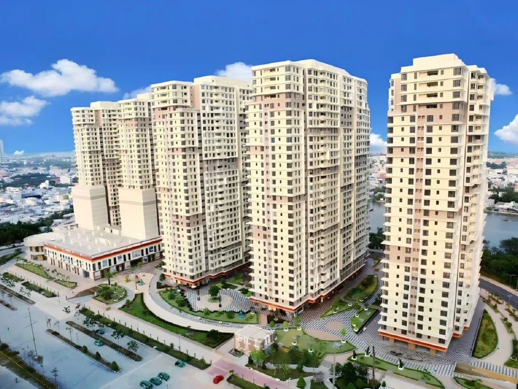 Thực tế quy hoạch hạ tầng giao thông nội khu và năng lực kết nối không gian bao quanh Era Town nhìn từ trên cao