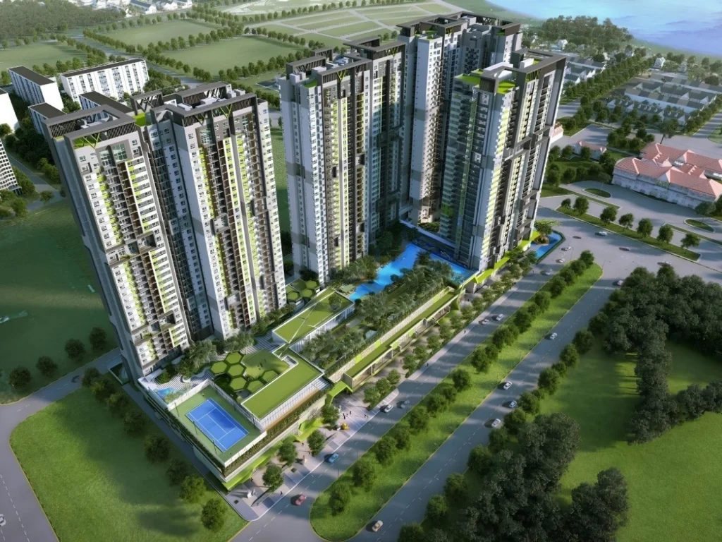 Hệ sinh thái mảng xanh sinh thái đắt giá bao bọc xung quanh căn hộ Vista Verde