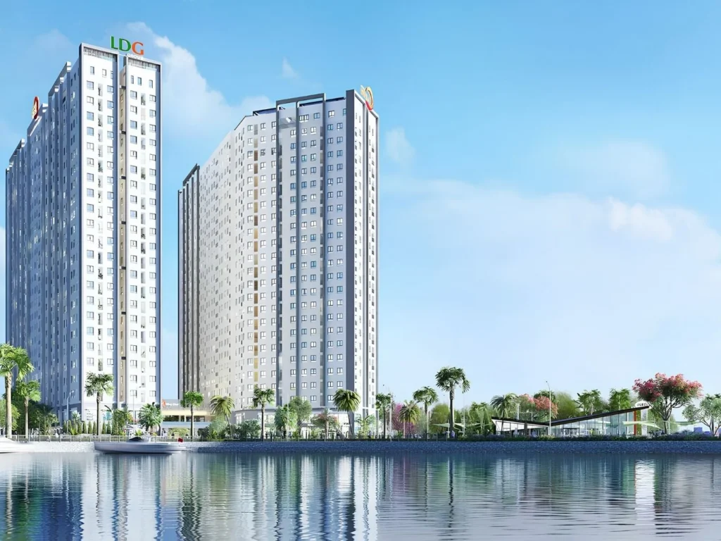 Không gian sống xanh mát lý tưởng ven sông mang lại giá trị an cư bền vững cho cư dân Saigon Intela