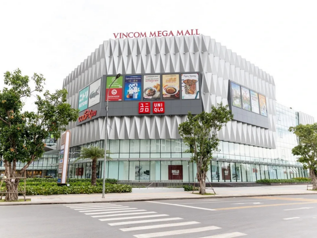 Khối đế thương mại Vincom Mega Mall – tâm điểm mua sắm, giải trí của cộng đồng cư dân