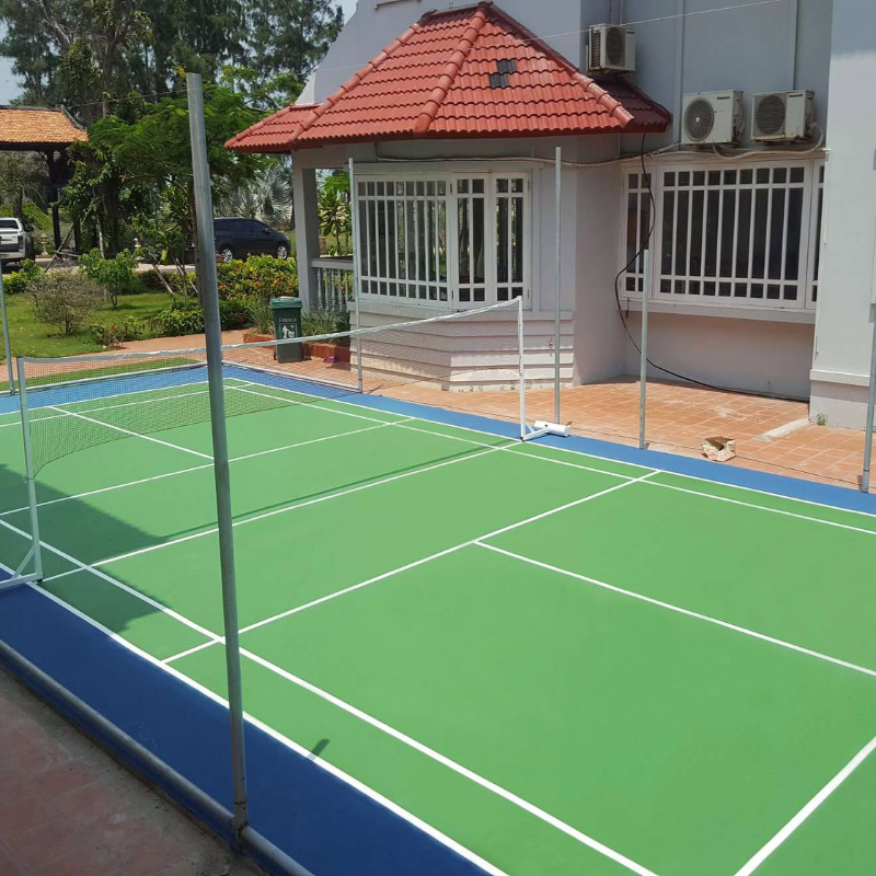 Sân thể thao ngoài trời mặt sơn tiêu chuẩn gợi ý cho thắc mắc chơi gì ở phường An Hội Tây