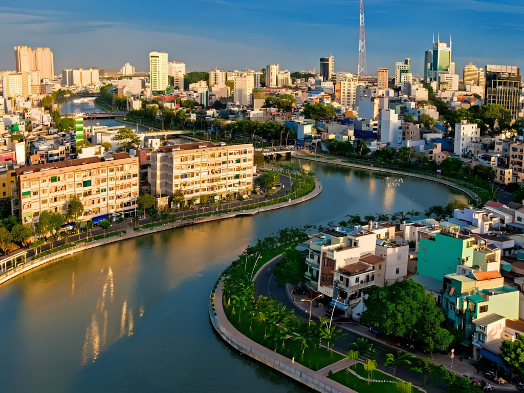 Toàn cảnh đô thị Quận 3 sở hữu mảng xanh và cảnh quan sông nước lý tưởng ngay giữa lòng nội đô