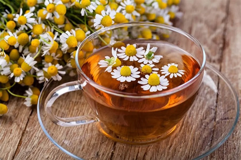 Khám phá 15 quán cafe phường Đông Hưng Thuận mới nhất Cận cảnh tách trà hoa cúc thủy tinh trong suốt với những cánh hoa nổi trên mặt nước