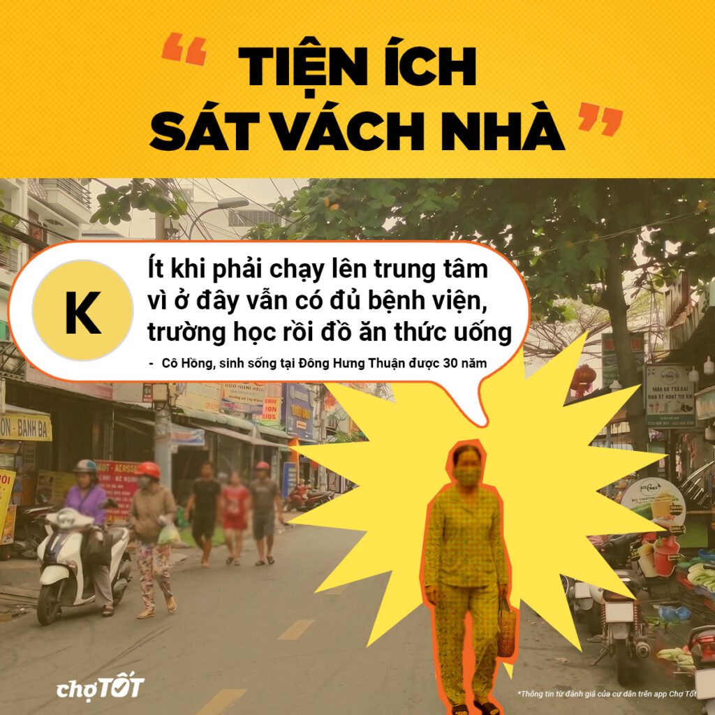 Không gian sống và địa điểm giải trí tại Quận 12