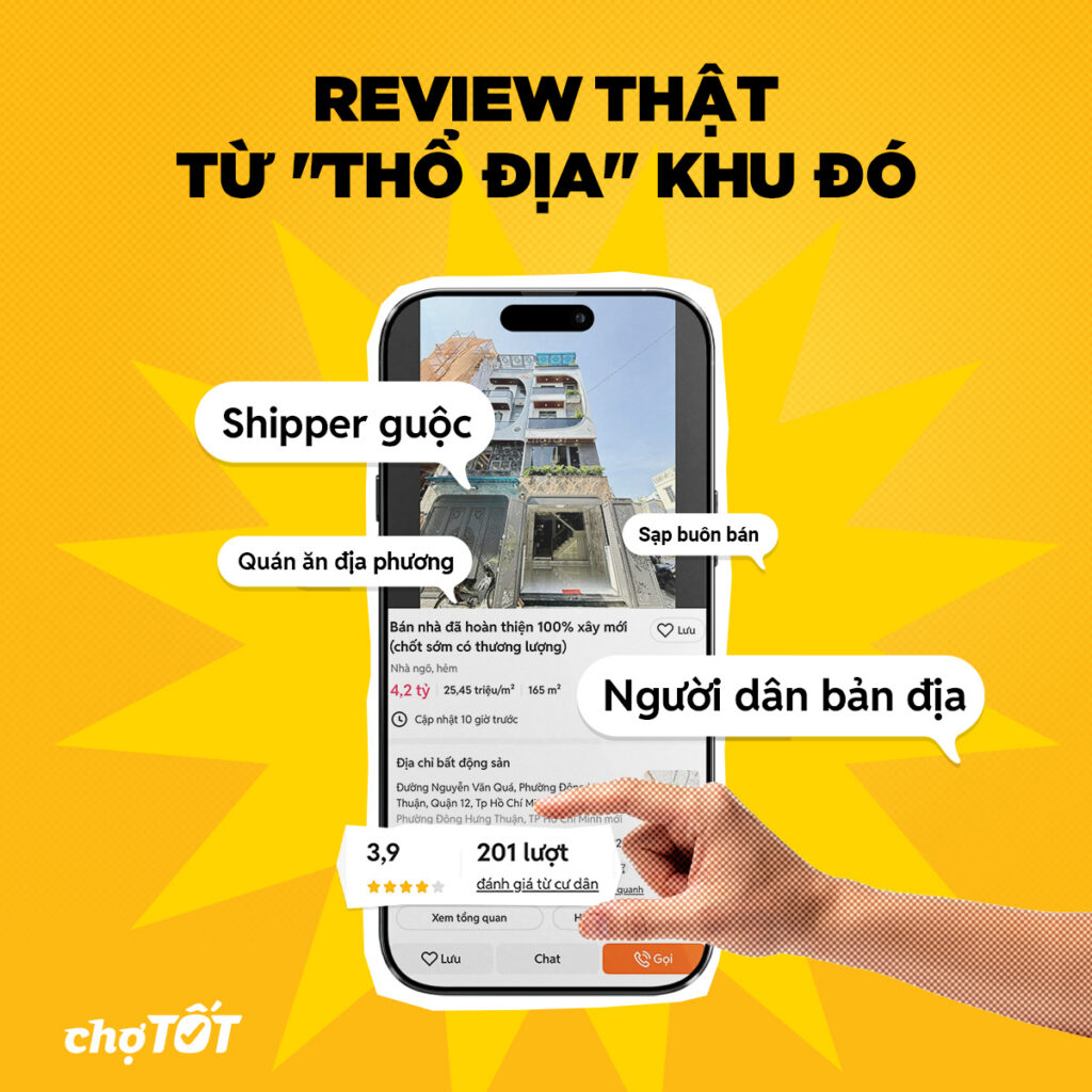 Cách xem Đánh giá từ cư dân trên tin đăng Nhà Tốt