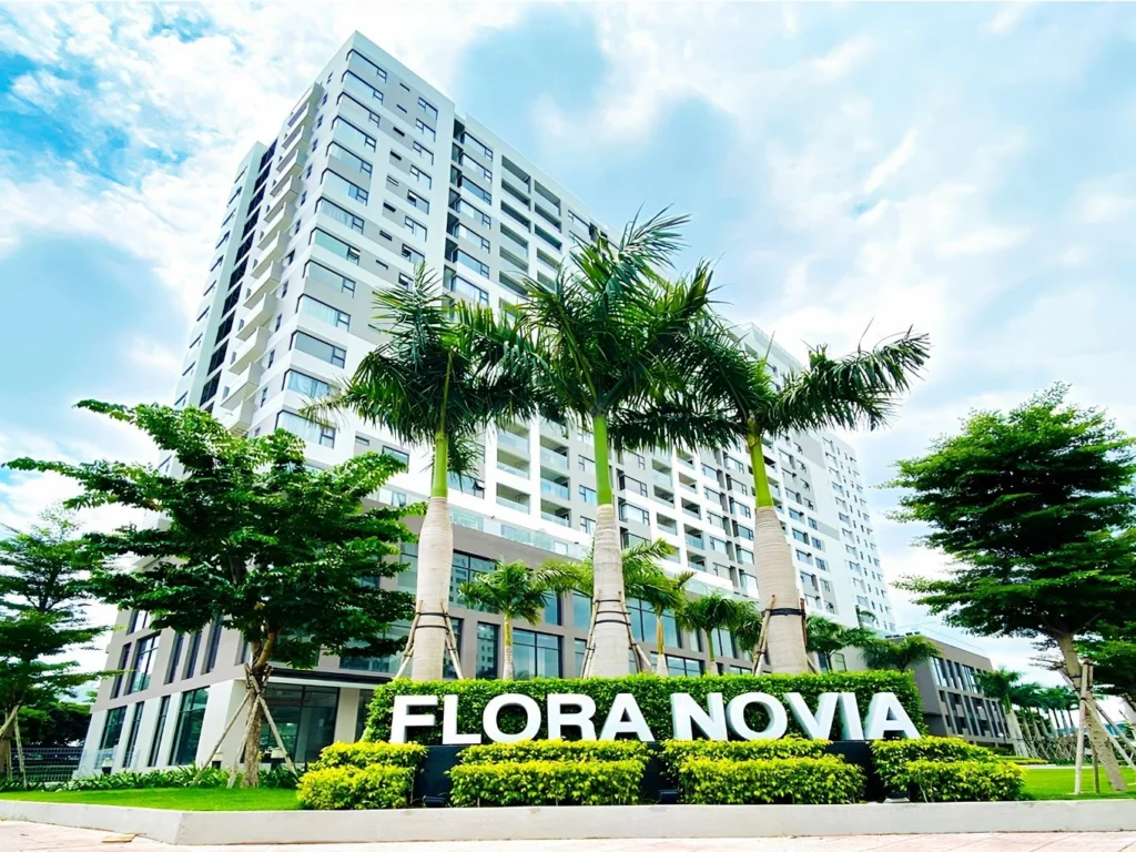 Phân tích thực tế hệ sinh thái tiện ích dự án Flora Novia Quận 9 Mặt tiền xanh mát và khang trang của khu căn hộ Flora Novia