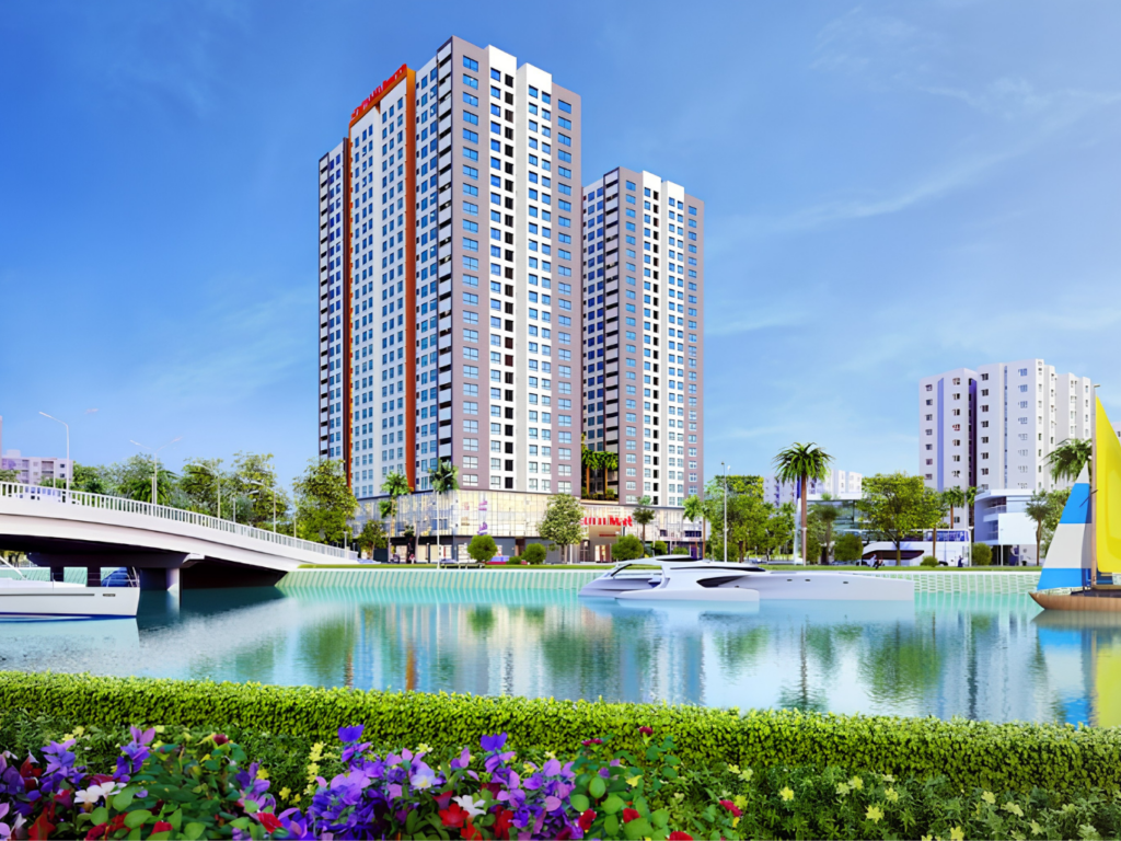Phân tích thực tế tiện ích sống và hạ tầng quanh Homyland Riverside Dự án Homyland Riverside gây chú ý nhờ không gian sống sinh thái trải dài ven sông Giồng Ông Tố