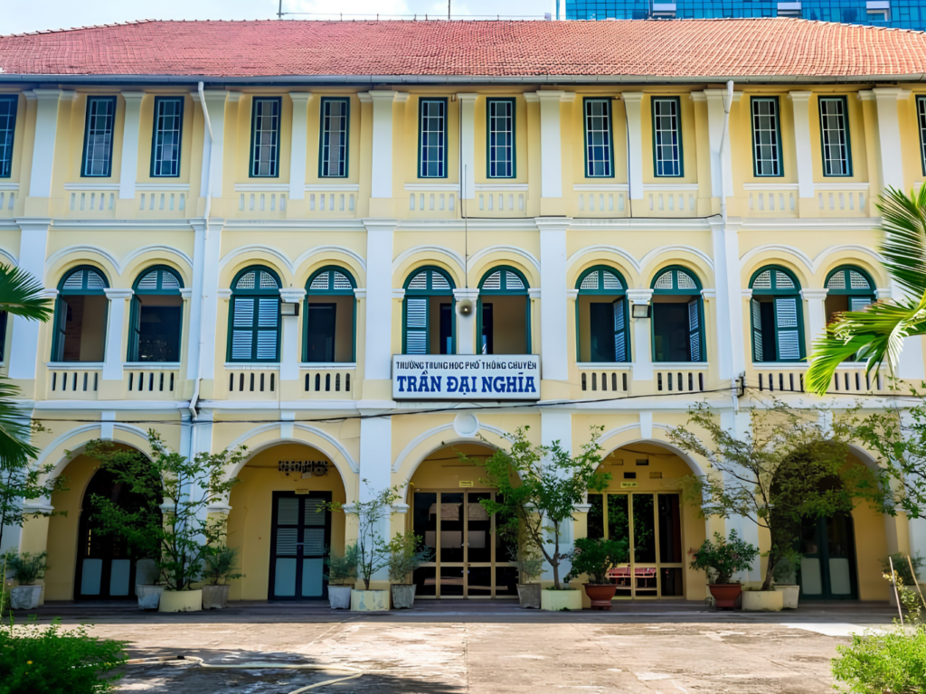 Trường THPT chuyên Trần Đại Nghĩa nằm trong mạng lưới giáo dục chất lượng cao lân cận dự án
