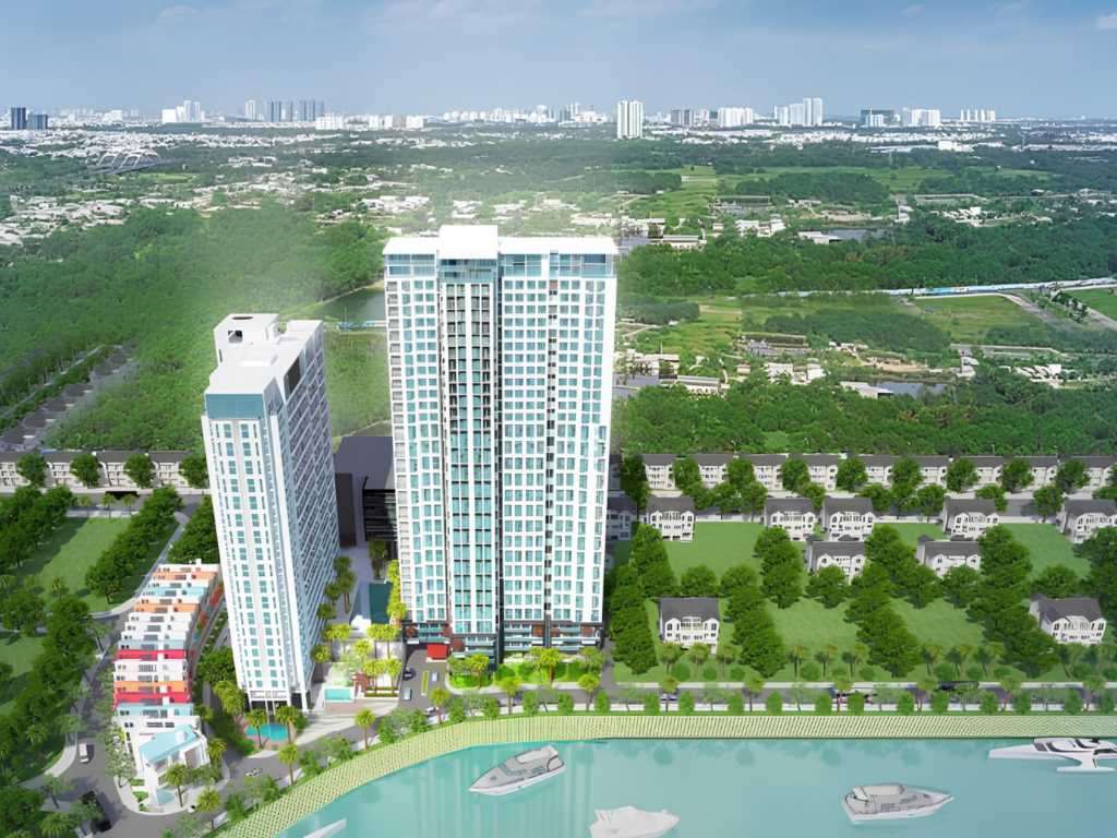 Tiện ích xung quanh La Astoria có gì thuận lợi cho cư dân sinh sống? Chung cư La Astoria sở hữu vị trí đắt giá sát bờ sông Giồng Ông Tố, mang lại không gian sống thoáng đãng