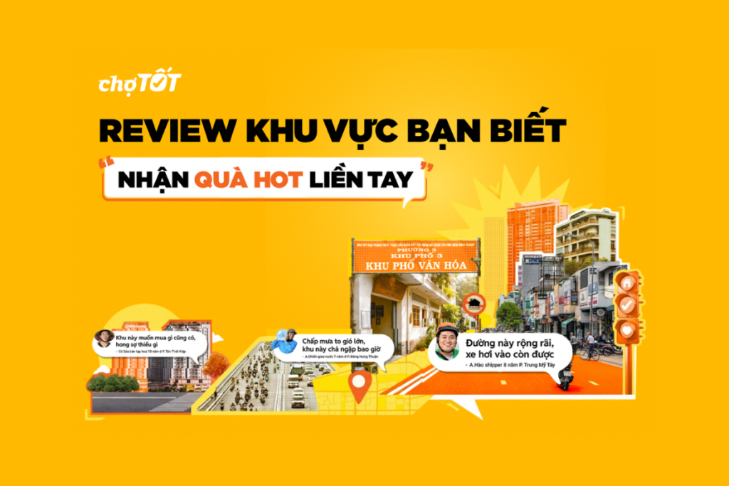 [CHƯƠNG TRÌNH] REVIEW KHU VỰC BẠN BIẾT, NHẬN QUÀ HOT LIỀN TAY
