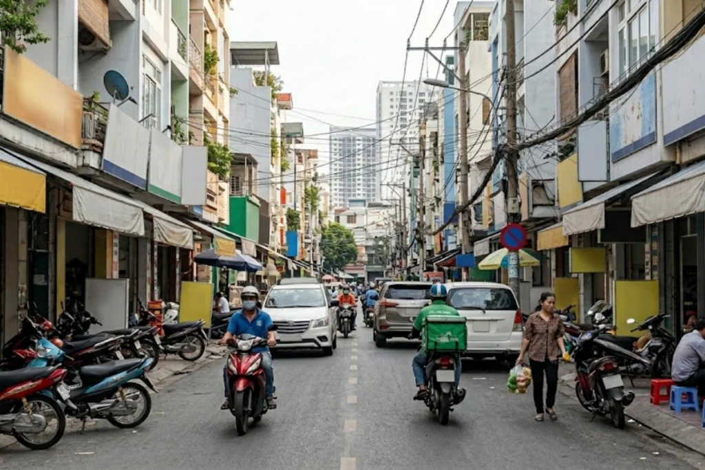 lái xe đường hẹp hình 2
