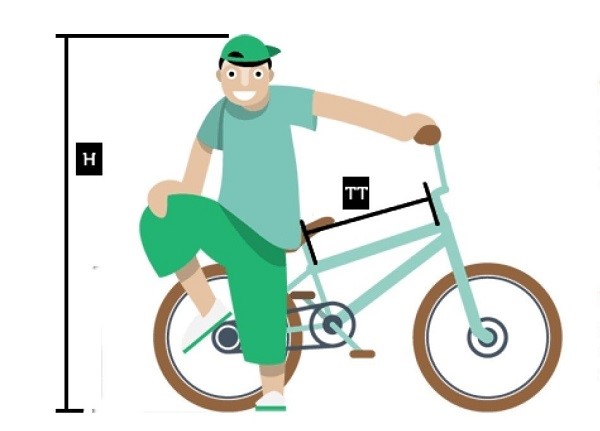 Hướng dẫn cách chọn khung xe đạp an toàn theo chiều cao