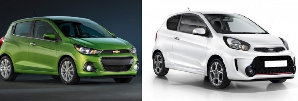 So sánh Kia Morning và Chevrolet Spark