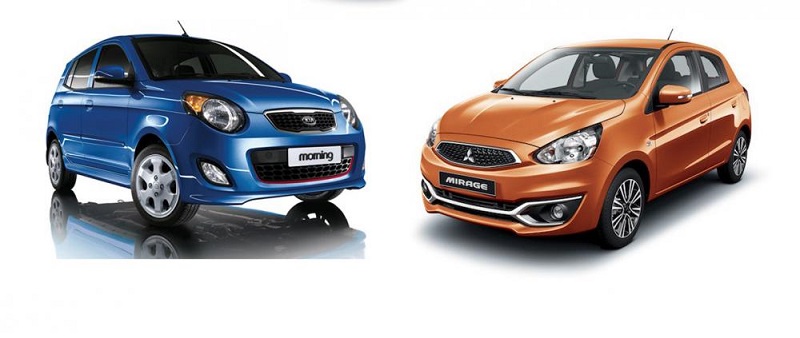 So sánh Mitsubishi Mirage và Kia Morning: cuộc đua kì thú mới so-sanh-mitsubishi-mirage-va-kia-morning-cuoc-dua-ky-thu-moi-hinh-anh