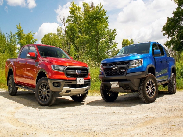 So sánh Ford Ranger và Chevrolet Colorado 