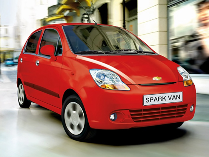 Cho Thuê Xe 2 Chỗ Chevrolet Spark Van 2015 Giá Siêu Rẻ
