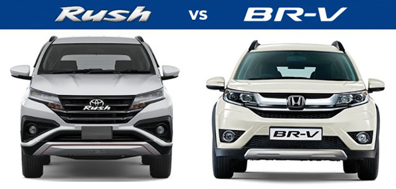 So sánh Toyota Rush và Honda BRV: nội, ngoại thất, tiện nghi