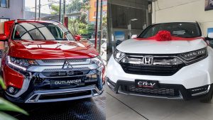 So sánh Mitsubishi Outlander và Honda CR-V 2020 toàn diện