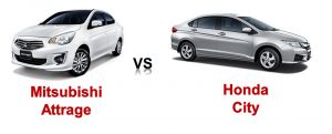 So sánh Mitsubishi Attrage và Honda City 2020 toàn diện