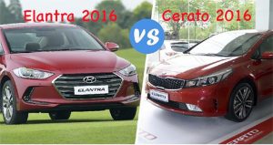 So sánh Cerato và Elantra 2016: Cuộc chiến xe Sedan của Hàn