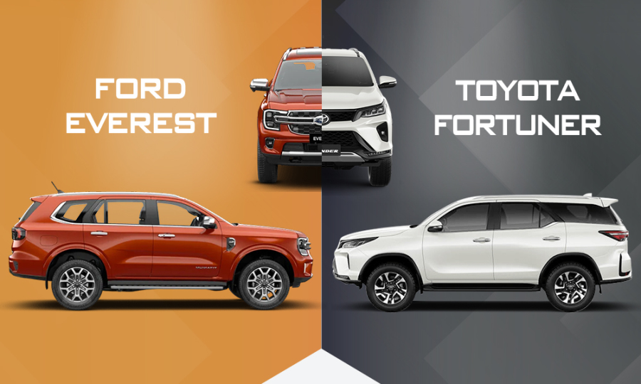 So sánh Ford Everest và Toyota Fortuner: Mẫu xe nào dành cho bạn?
