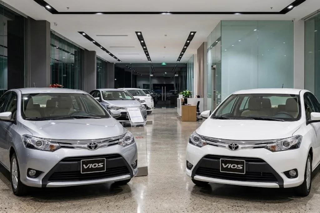 Vios bản E và bản G khác nhau hình 1