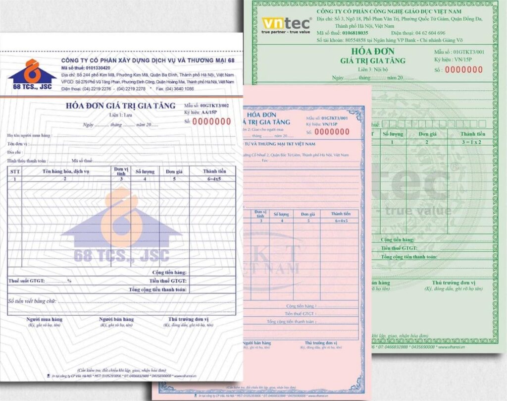 Các loại hóa đơn bán xe ô tô cũ là gì?