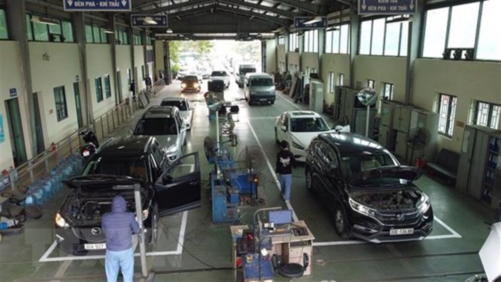 Các trung tâm đăng kiểm ở Hà Nội