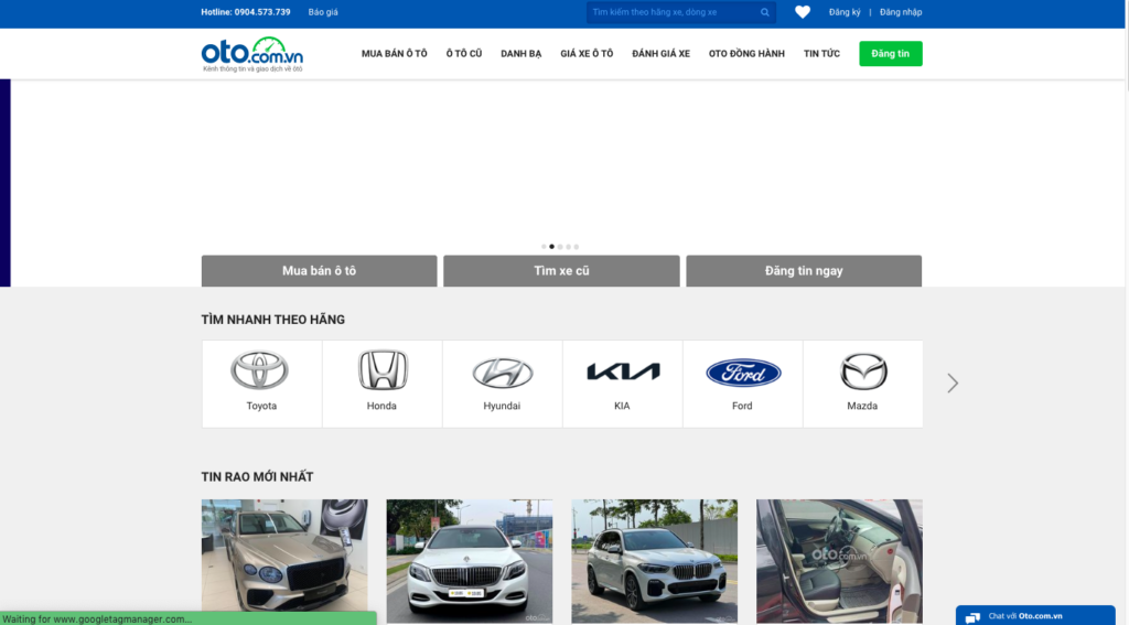 Oto.com.vn - Trang mua bán xe ô tô cũ