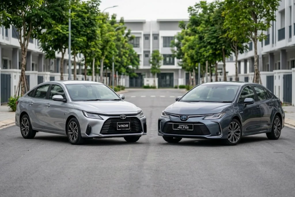 So sánh Vios và Altis: Nên chọn xe Sedan Toyota nào? So sánh Vios và Altis