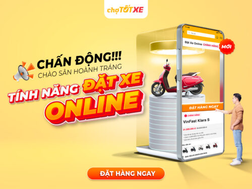 Chào sân hoành tráng với tính năng đặt xe online!